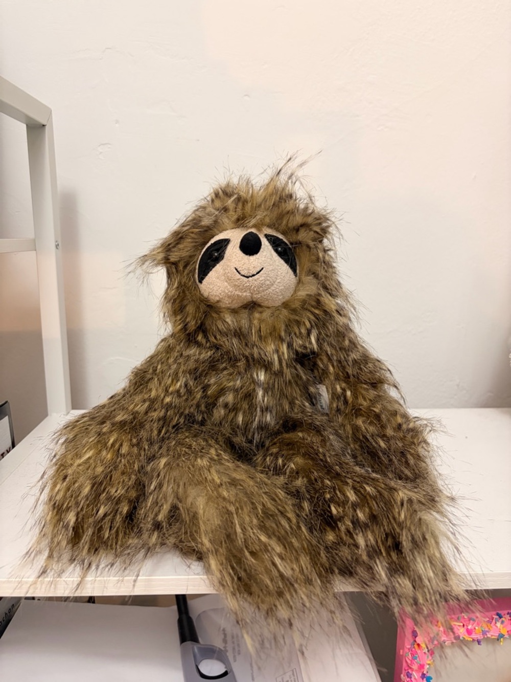 Jellycat Brown Furry Cyril Sloth Plush with Tag